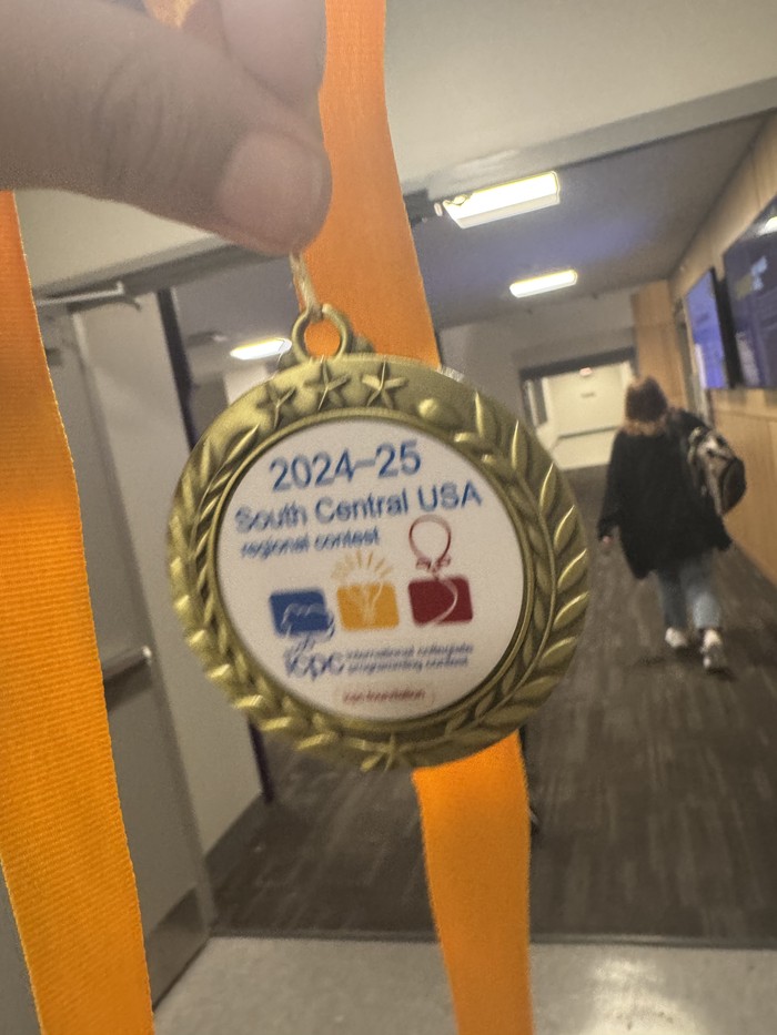 Gold Medal - ICPC NA South Division 2024